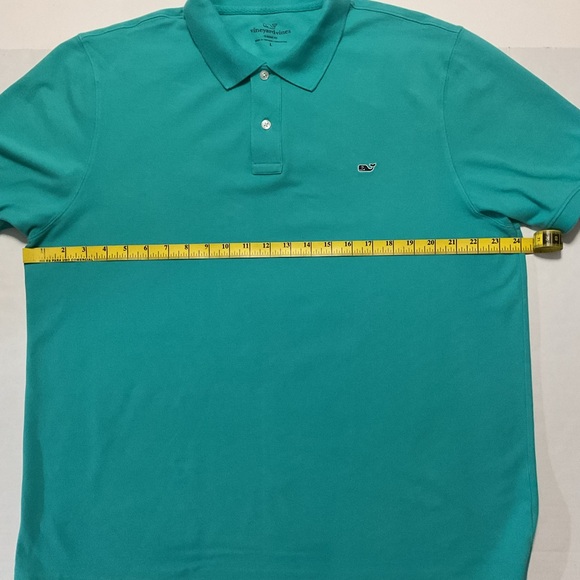 Vineyard Vines Men’s Classic Fit Polo Shirt Green Short Sleeve - Picture 4 of 7